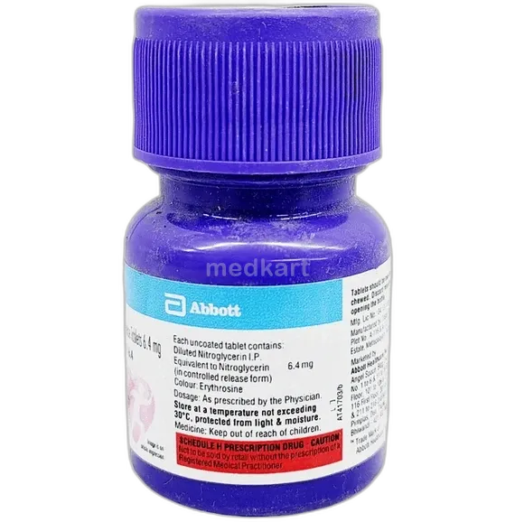 gtn sorbitrate cr 6.4mg tablet 30's